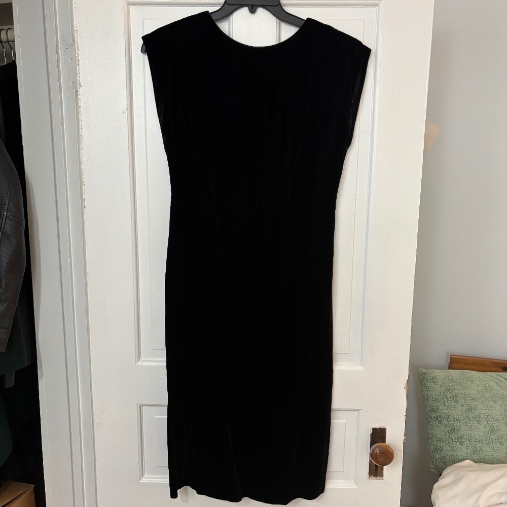 Vintage Black Velvet dress